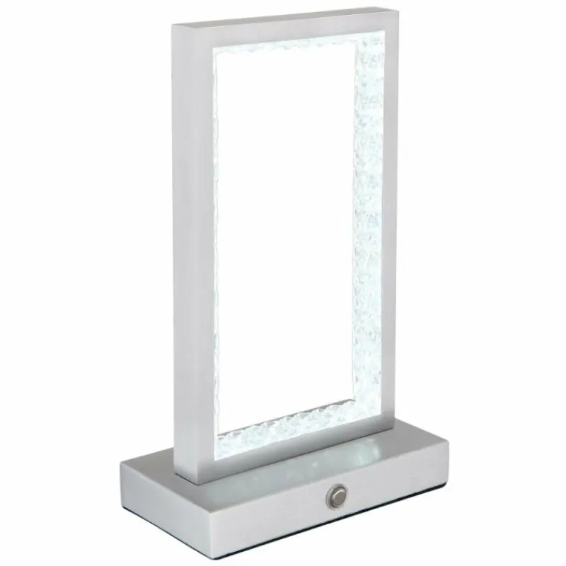 Luminaires Globo Lighting Samega Lampe à poser LED Gris, 1 lumière* Lampes À Poser