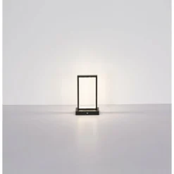 Luminaires Globo Lighting Samega Lampe à poser LED Noir, 1 lumière* Éclairage Led