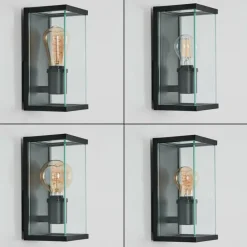 hofstein Sangbana Lampe murale d´extérieur Noir, 1 lumière