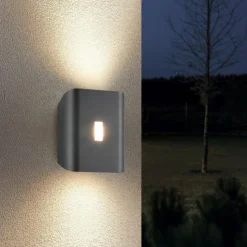 Luminaires Trio SANTERNO Applique murale LED Anthracite, 1 lumière