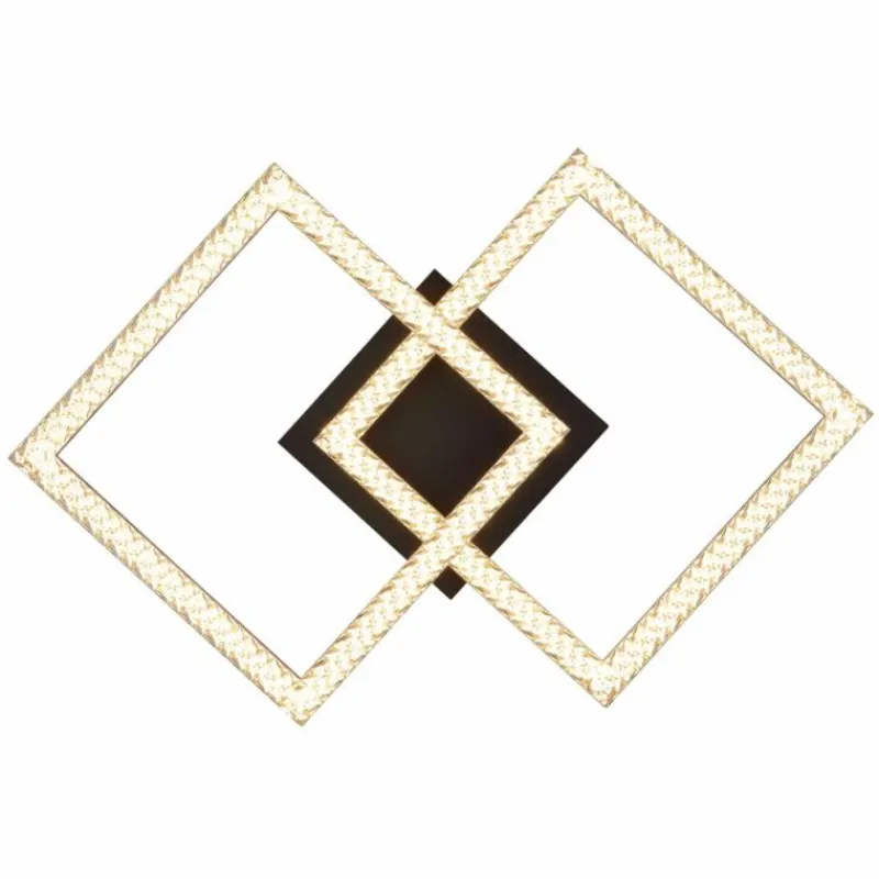 Luminaires Globo Lighting Sapena Plafonnier LED Noir, 1 lumière* Éclairage Led