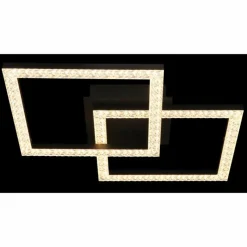 Luminaires Globo Lighting Sapena Plafonnier LED Noir, 1 lumière* Éclairage Led