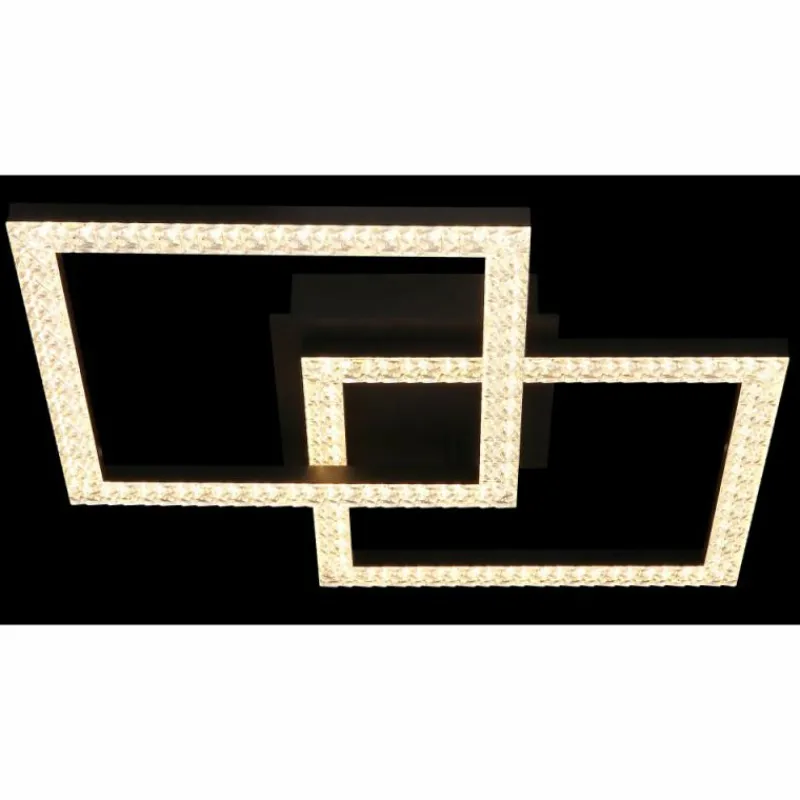 Luminaires Globo Lighting Sapena Plafonnier LED Noir, 1 lumière* Éclairage Led