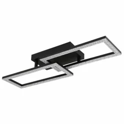 Luminaires Globo Lighting Sapena Plafonnier LED Noir, 1 lumière* Éclairage Led
