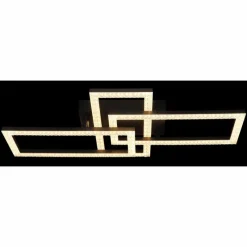 Luminaires Globo Lighting Sapena Plafonnier LED Noir, 1 lumière* Éclairage Led