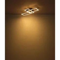 Luminaires Globo Lighting Sapena Plafonnier LED Noir, 1 lumière* Éclairage Led