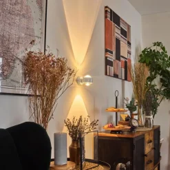 hofstein Sapri Luminaire Up & Down, Applique murale Blanc, 1 lumière