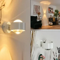 hofstein Sapri Luminaire Up & Down, Applique murale Blanc, 1 lumière