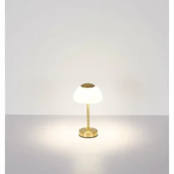 Luminaires Globo Lighting Sarima Lampe à poser LED Laiton, 1 lumière