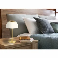 Luminaires Globo Lighting Sarima Lampe à poser LED Laiton, 1 lumière