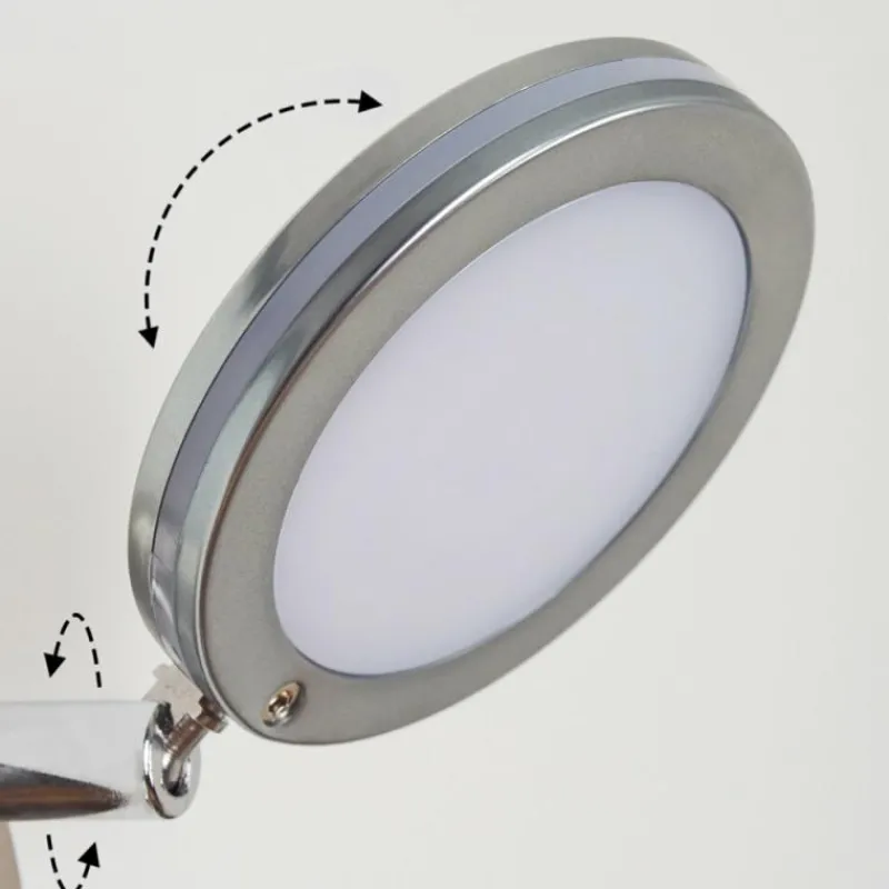 hofstein Sarnadinha Applique murale LED Nickel mat, 1 lumière