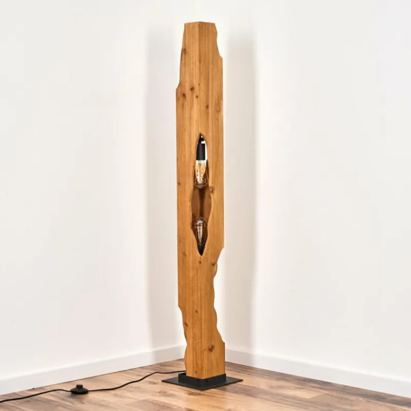 hofstein Sernadelo Lampadaire Noir, 4 lumières