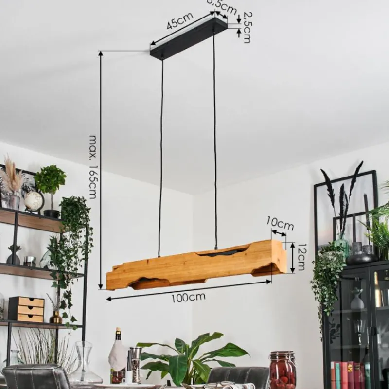 hofstein Sernadelo Suspension Noir, 4 lumières