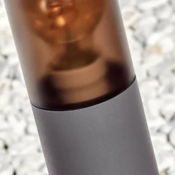 Suspension Verre Fumé-hofstein Sessa Borne lumineuse, Eclairage de chemin Anthracite, 1 lumière