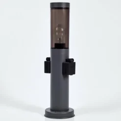 hofstein Sessa Borne lumineuse, Lampe à prise électrique, Eclairage de chemin Anthracite, 1 lumière