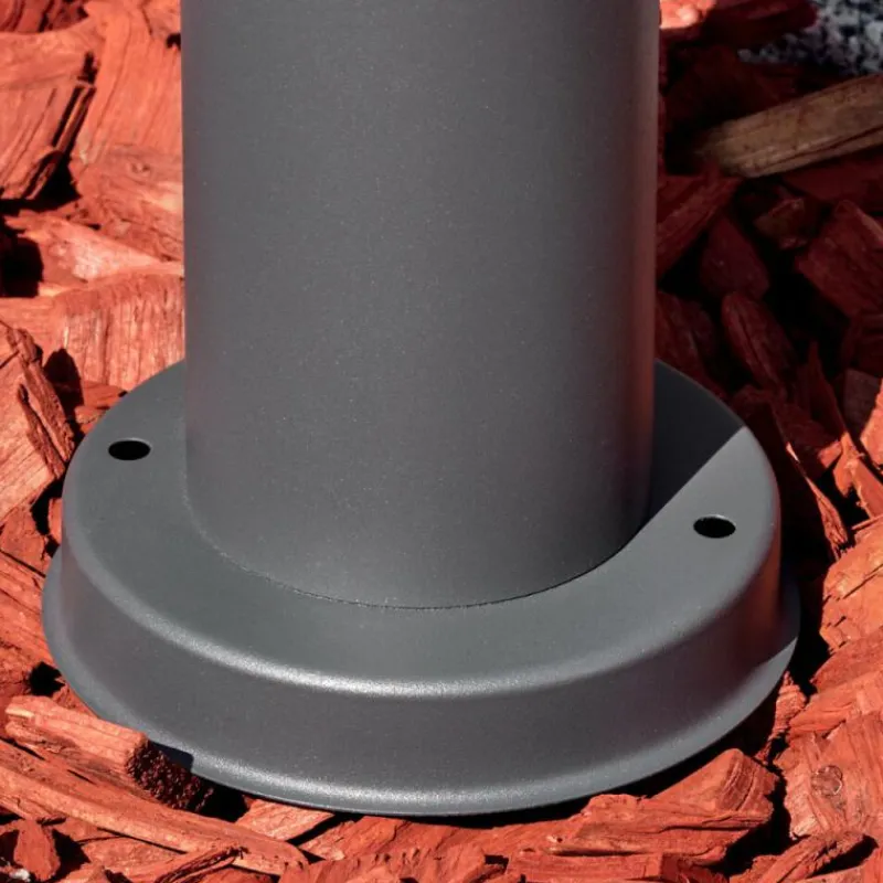 hofstein Sessa Borne lumineuse, Lampe à prise électrique, Eclairage de chemin Anthracite, 1 lumière