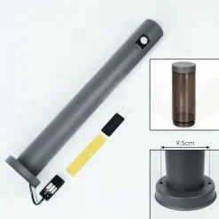 hofstein Sessa Eclairage de chemin Anthracite, 1 lumière, Détecteur de mouvement