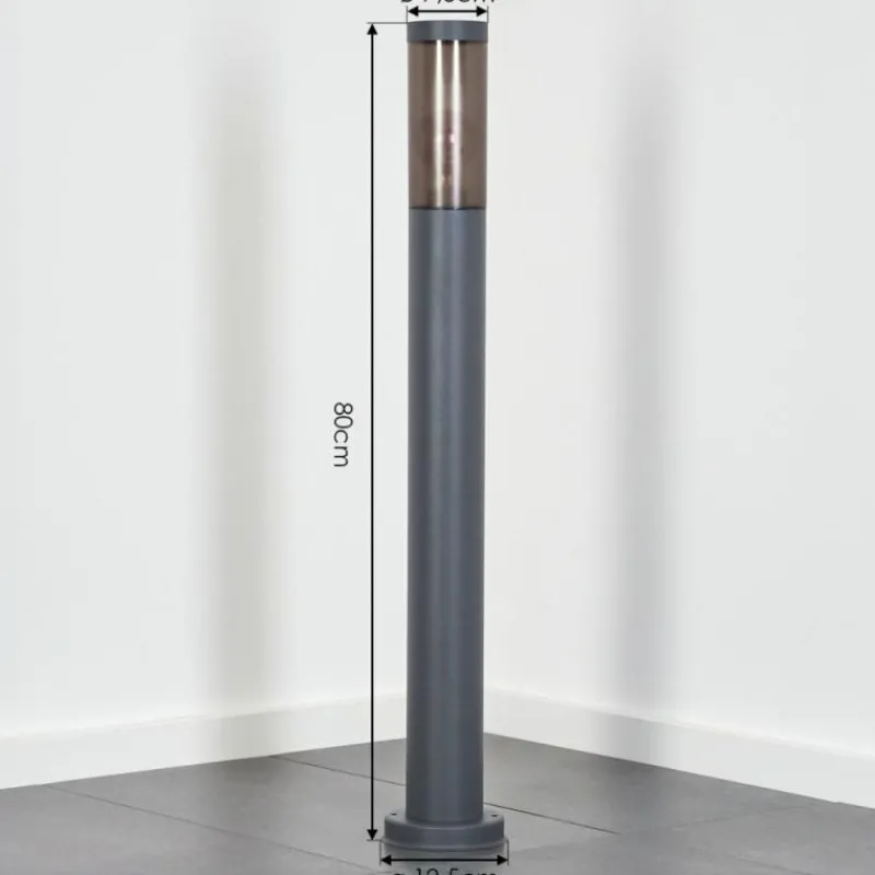 hofstein Sessa Eclairage de chemin Anthracite, 1 lumière