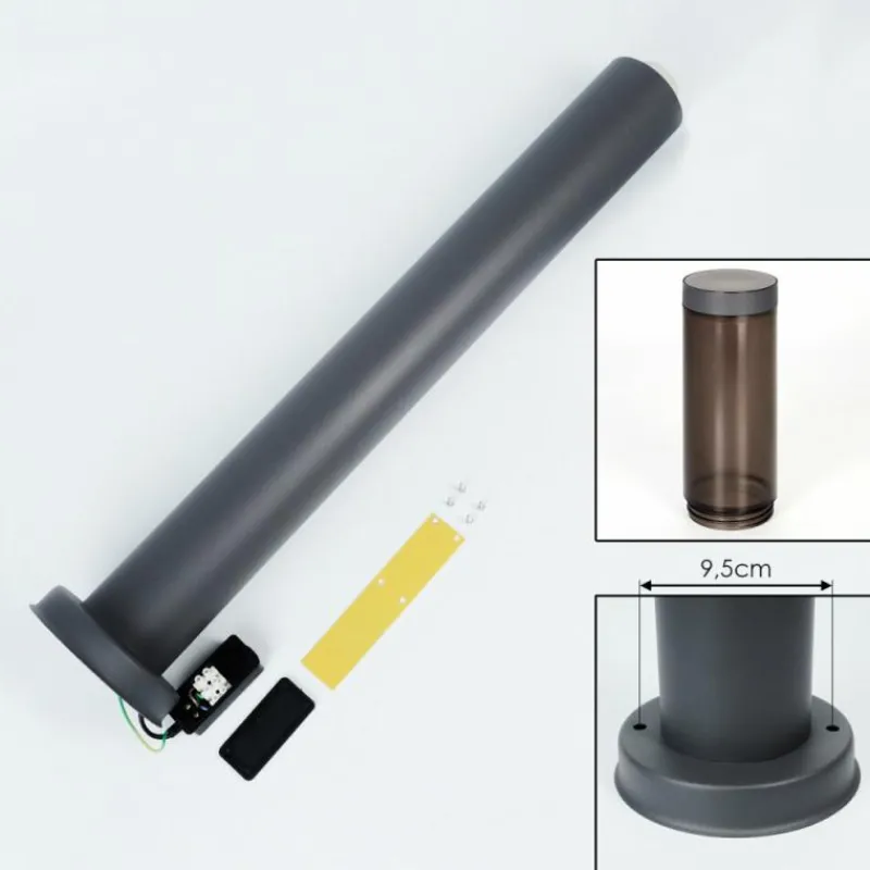 hofstein Sessa Eclairage de chemin Anthracite, 1 lumière