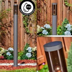 Suspension Verre Fumé-hofstein Sessa Eclairage de chemin Anthracite, 1 lumière