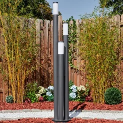 hofstein Sessa Eclairage de chemin Anthracite, 3 lumières