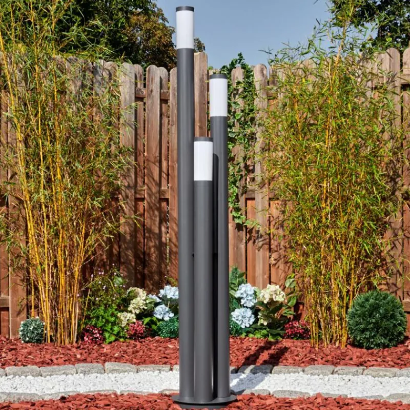 hofstein Sessa Eclairage de chemin Anthracite, 3 lumières