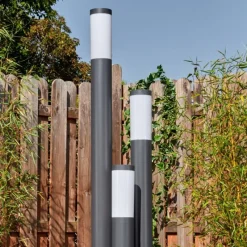 hofstein Sessa Eclairage de chemin Anthracite, 3 lumières