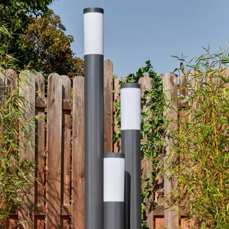 hofstein Sessa Eclairage de chemin Anthracite, 3 lumières