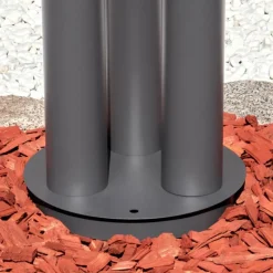 hofstein Sessa Eclairage de chemin Anthracite, 3 lumières