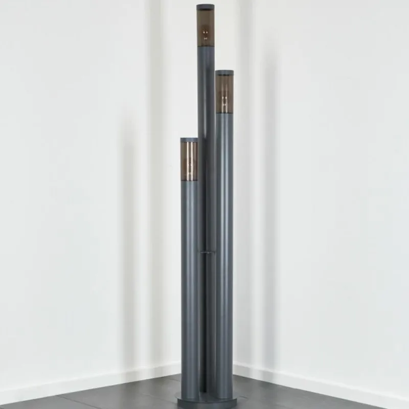 hofstein Sessa Eclairage de chemin Anthracite, 3 lumières