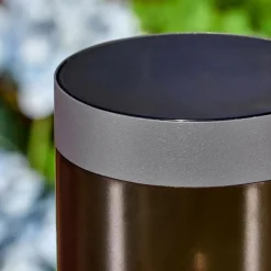 hofstein Sessa Prises électriques d'extérieur, Borne lumineuse, Eclairage de chemin Anthracite, 1 lumière