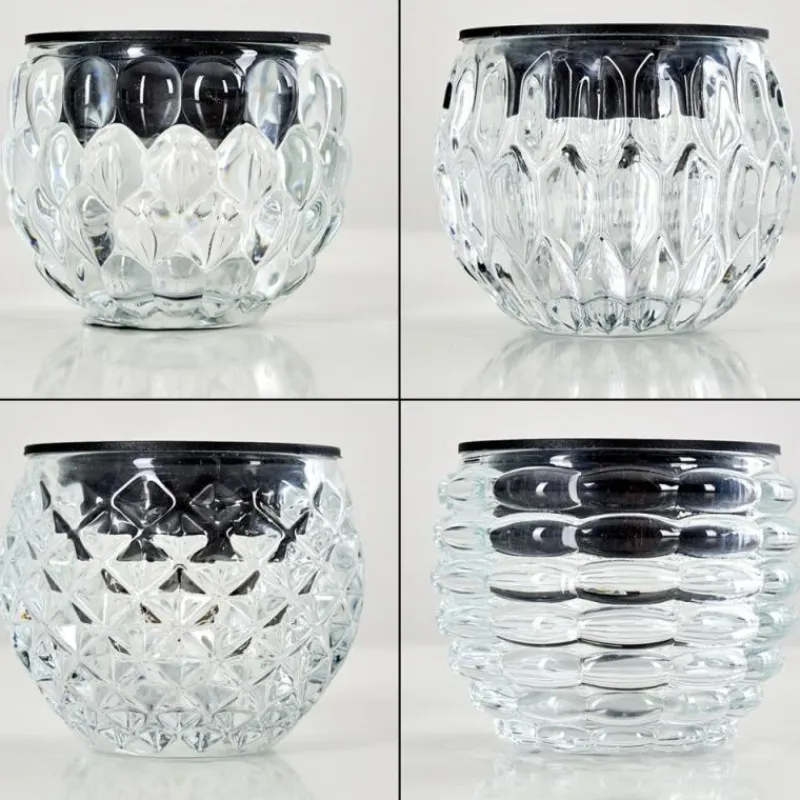 hofstein Set de 24 lampes solaires Benson LED Noir, 1 lumière