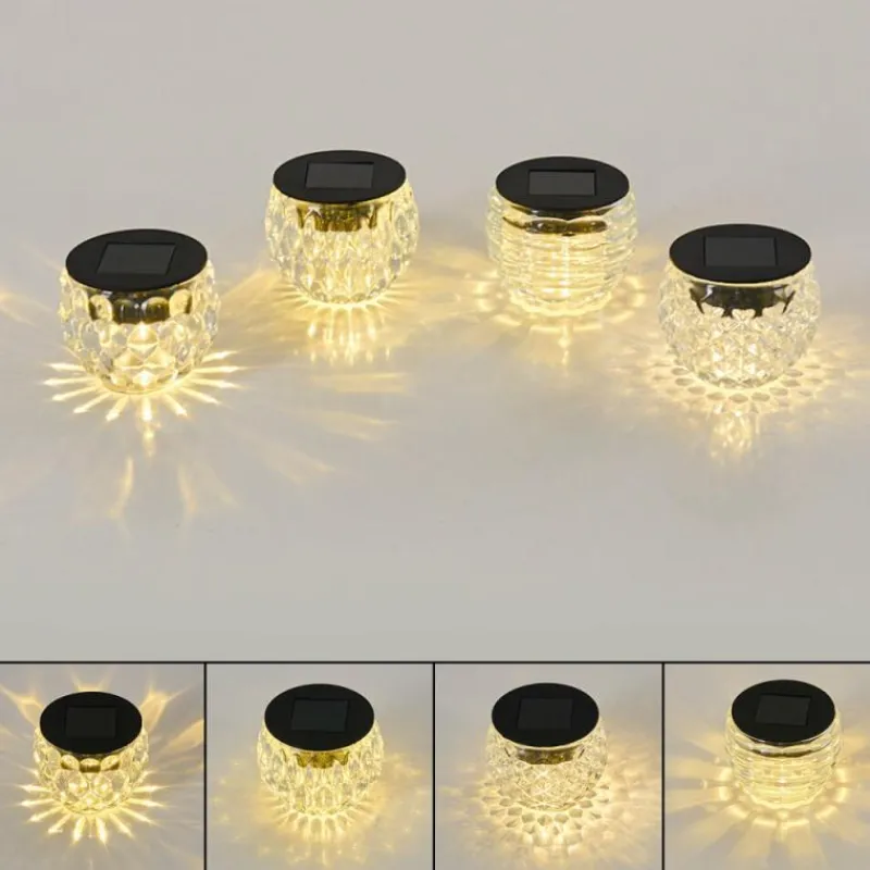 hofstein Set de 24 lampes solaires Benson LED Noir, 1 lumière