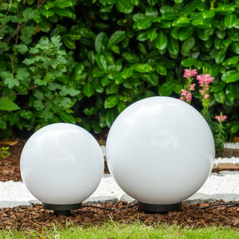 hofstein Set de boules lumineuses Miau Blanc, 2 lumières