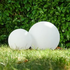 hofstein Set de boules lumineuses Arslev Blanc, 2 lumières