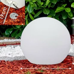 hofstein Set de boules lumineuses Arslev Blanc, 4 lumières