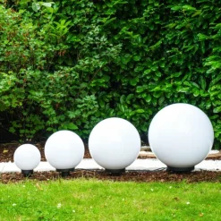 hofstein Set de boules lumineuses Miau Blanc, 4 lumières