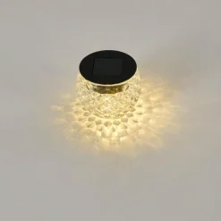 hofstein Set de lampes solaires Benson LED Noir, 1 lumière