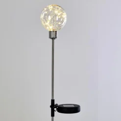 Lampes À Boules-hofstein Set de lampes solaires Hilda LED Chrome, 20 lumières