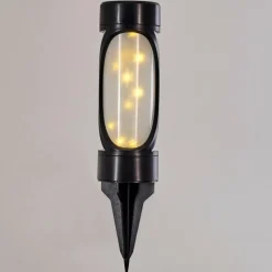 hofstein Set de lampes solaires Lakeland LED Noir, 1 lumière