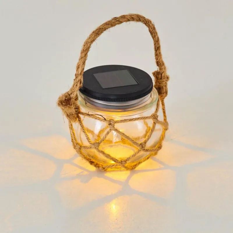 hofstein Set de lampes solaires Maastricht LED Noir, 1 lumière