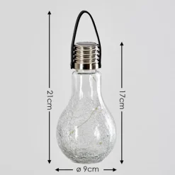 hofstein Set de lampes solaires Tian LED Argenté, 1 lumière