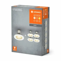 Luminaires Ledvance Set Spot encastrable au plafond LED Blanc, 5 lumières* Luminaires Encastrés