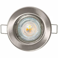 Luminaires Ledvance Set Spot encastrable au plafond LED Nickel mat, 5 lumières* Luminaires Encastrés