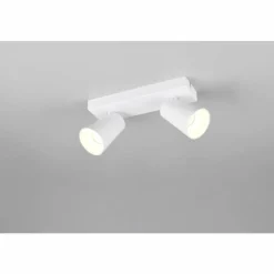 Lampes Dorées-Luminaires Trio Sharp Spot de plafond Blanc, 2 lumières