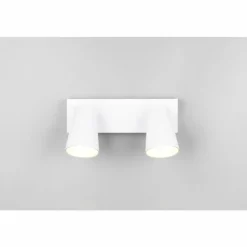 Lampes Dorées-Luminaires Trio Sharp Spot de plafond Blanc, 2 lumières