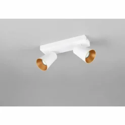 Lampes Dorées-Luminaires Trio Sharp Spot de plafond Blanc, 2 lumières