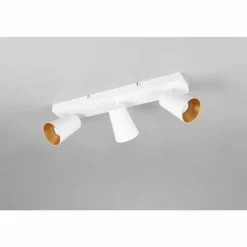 Lampes Dorées-Luminaires Trio Sharp Spot de plafond Blanc, 3 lumières