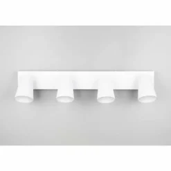 Lampes Dorées-Luminaires Trio Sharp Spot de plafond Blanc, 4 lumières
