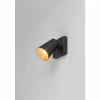 Lampes Dorées-Luminaires Trio Sharp Spot de plafond Noir, 1 lumière